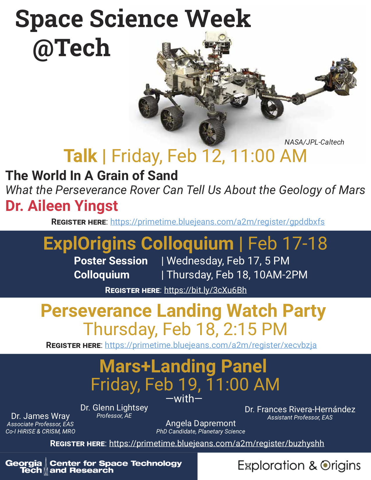 Space Science Week at Tech