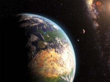 Artist rendering of early Earth (Photo credit: NASA) Artist rendering of early Earth (Photo credit: NASA)