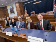 Rozell was joined by BRAIN Initiative Director John J. Ngai, clinical collaborators, and a family whose lives have been transformed by this work.